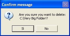 How to delete a very big folder, Software