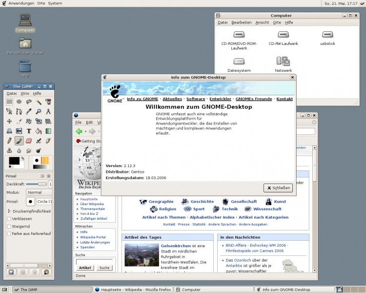 Linux Desktop con Gnome, Linux