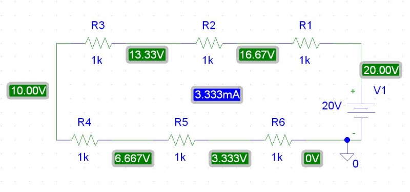 Collegamento delle resistenze in serie, Elettronica