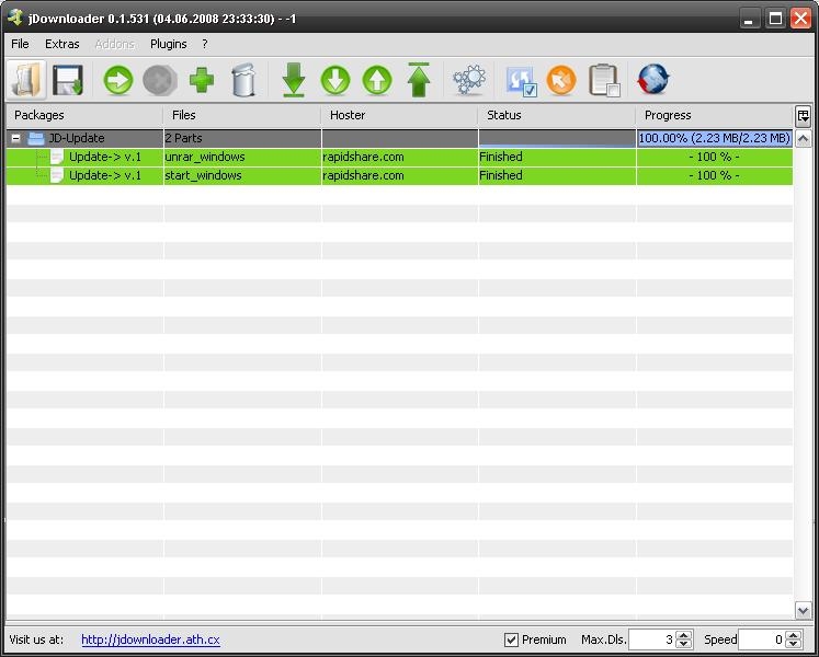 Jdownloader, Software