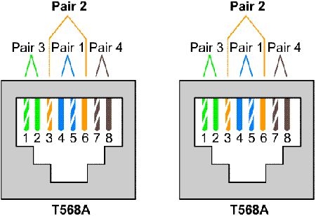 Realizzare una cavo di rete LAN dritto, Elettronica