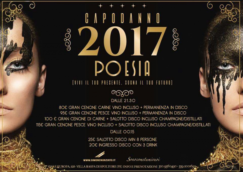 Capodanno 2016 pescara Poesia, Altro