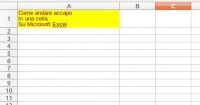 Andare accapo Microsoft Excel la combinazione di tasti da utilizzare