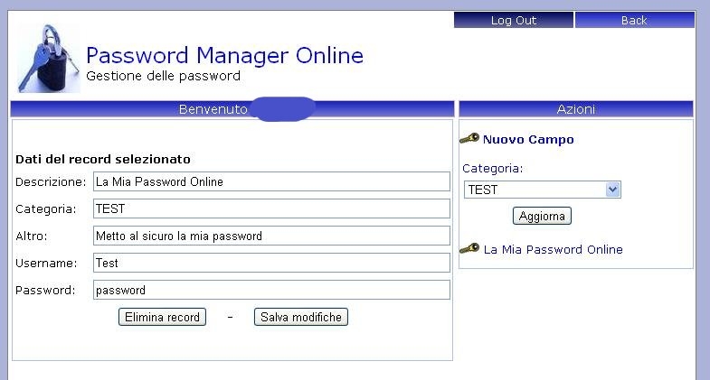 Password Manager Online OldWildWeb, Informatica